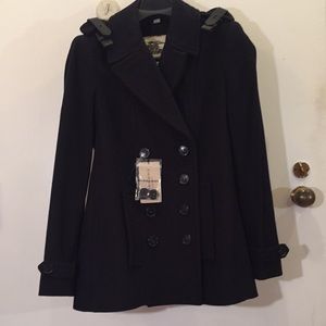 Burberry Ecclesfieldt Navy Peacoat Sz. 8 US